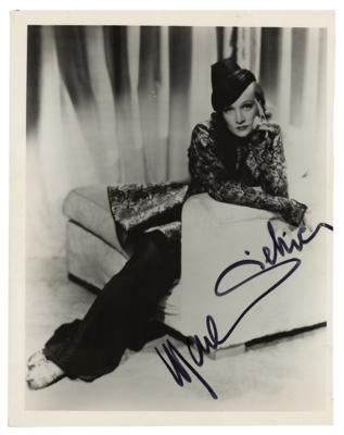 Lot #821 Marlene Dietrich Signed Photograph - Image 1