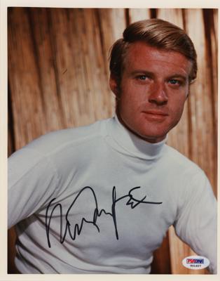 Lot #875 Robert Redford Signed Photograph