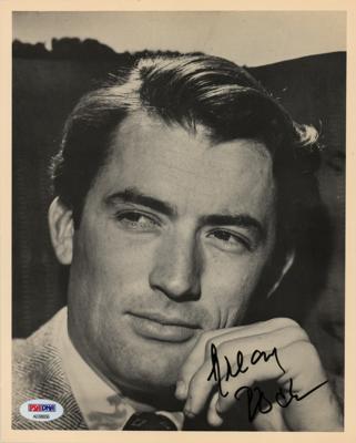 Lot #872 Gregory Peck Signed Photograph