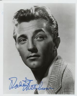 Lot #854 Robert Mitchum Signed Photograph - Image 1