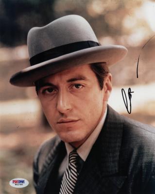 Lot #868 Al Pacino Signed Photograph