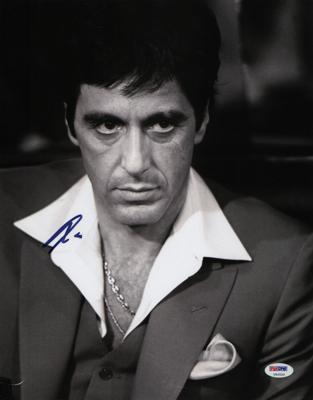 Lot #870 Al Pacino Signed Oversized Photograph