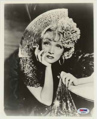 Lot #823 Marlene Dietrich Signed Photograph - Image 1