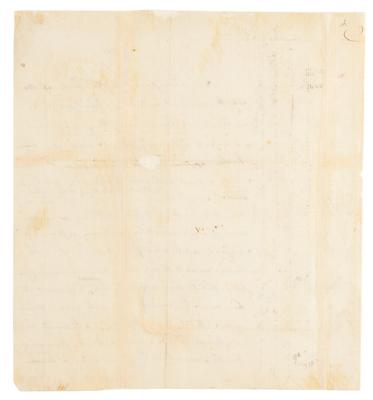 Lot #102 Benjamin Franklin Autograph Letter Signed - Image 2