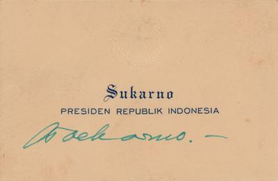 Lot #277 Sukarno Signature