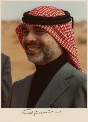 Lot #249 King Hussein of Jordan Signed Photograph