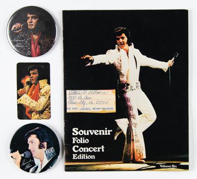 Lot #576 Elvis Presley 1976 'Square Corner Signature' Scarf (Attested as Stage-Worn) - Image 4