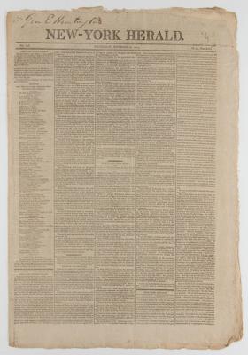 Lot #255 Louisiana Purchase Newspaper - Image 1