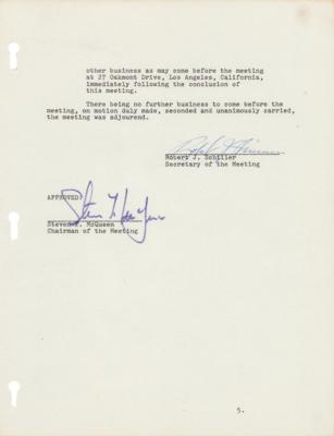 Lot #786 Steve McQueen Document Signed - Image 2