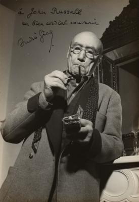 Lot #506 Andre Gide Signed Photograph - Image 1