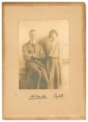 Lot #248 King George VI and Elizabeth, Queen Mother Signed Photograph - Image 1