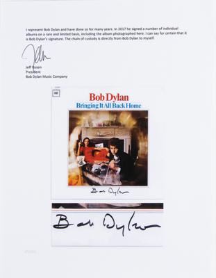 Lot #565 Bob Dylan Signed Album - Image 5