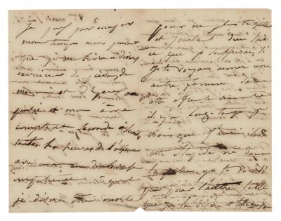 Lot #510 Victor Hugo: Juliette Drouet Autograph Letter Signed - Image 2