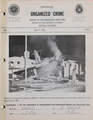 Lot #209 Denver Organized Crime Report (1971) - Image 2