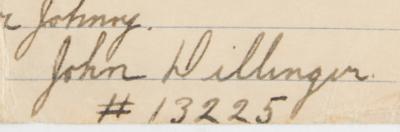 Lot #196 John Dillinger Autograph Letter Signed - Image 3