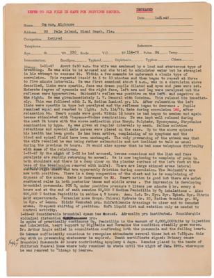 Lot #161 Al Capone Medical Archive - Image 2