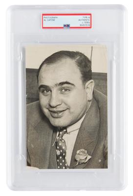 Lot #167 Al Capone Original 'Type III' Photograph - Image 1