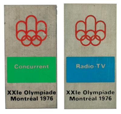 Lot #6324 Montreal 1976 Summer Olympics (2) Badges