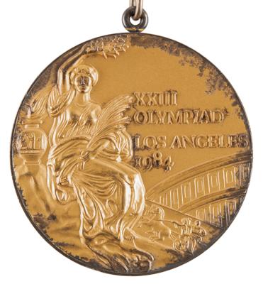 Lot #6130 Los Angeles 1984 Summer Olympics Gold Winner's Medal - Image 3