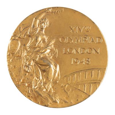 Lot #6061 London 1948 Summer Olympics Gold Winner's Medal - Image 1