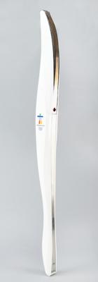 Lot #6162 Vancouver 2010 Winter Olympics Torch Presented to IOC Member James Worrall - Image 1