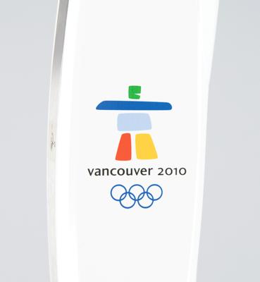 Lot #6162 Vancouver 2010 Winter Olympics Torch Presented to IOC Member James Worrall - Image 3