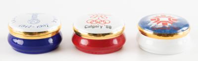 Lot #6389 Olympic Pill Boxes (3) - From the