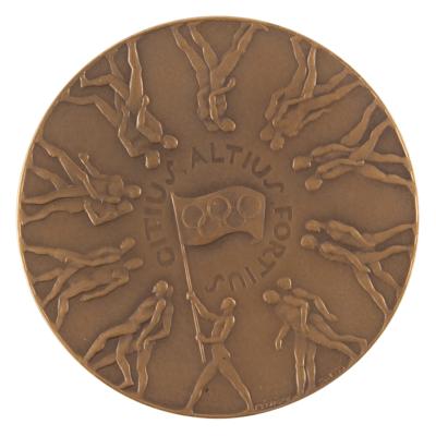 Lot #6278 Melbourne 1956 Summer Olympics Bronze Participation Medal - From the Collection of IOC Member James Worrall