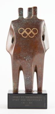 Lot #6152 IOC 2001 Olympic Sculpture Award by Rosa Serra - From the Collection of IOC Member James Worrall - Image 1