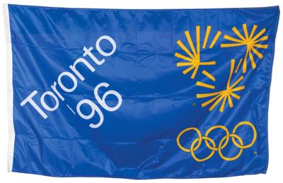 Lot #6365 Olympic Flags (6) - From the Collection of IOC Member James Worrall - Image 2