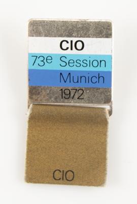 Lot #6307 73rd IOC Session in Munich, 1972. IOC