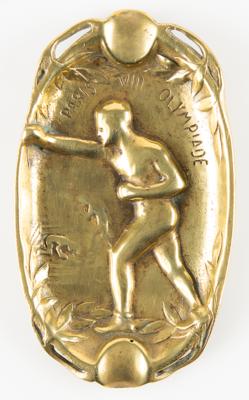 Lot #6210 Paris 1924 Summer Olympics Boxing Ashtray - Image 1