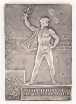 Lot #6012 Paris 1900 Olympics Winner's Medal for Gymnastics - Image 2