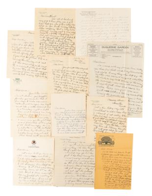 Lot #6028 Johnny Hayes Archive of (10) Autograph Letters Signed - Image 1