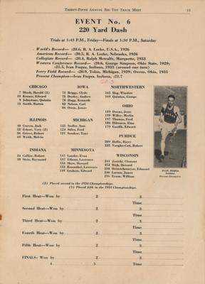 Lot #6044 Jesse Owens: 1935 Big Ten Track and Field Championships Program - Image 3