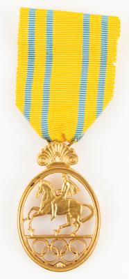 Lot #6279 Stockholm 1956 Summer Olympics Order of Merit Badge - Image 1