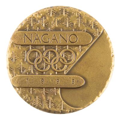 Lot #6367 Nagano 1998 Winter Olympics Participation Medal - Image 1