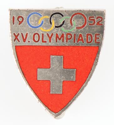 Lot #6265 Helsinki 1952 Summer Olympics Swiss National Olympic Committee Pin