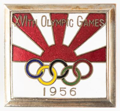Lot #6281 Melbourne/Stockholm 1956 Summer Olympics Japanese National Olympic Committee Belt Buckle - Image 1