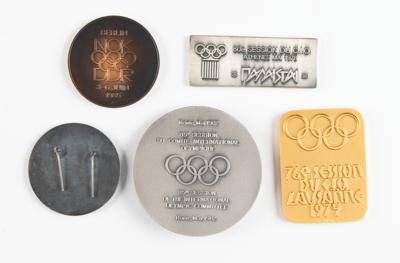 Lot #6388 IOC Session Medals (5) - From the Collection of IOC Member James Worrall - Image 2