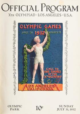 Lot #6220 Los Angeles 1932 Summer Olympics Custom-Bound Programs (13) - Image 2