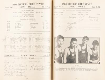 Lot #6220 Los Angeles 1932 Summer Olympics Custom-Bound Programs (13) - Image 3