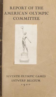 Lot #6200 Antwerp 1920 Olympics Official Report - Image 2