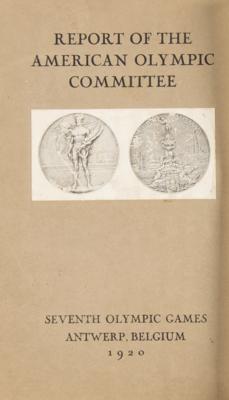Lot #6200 Antwerp 1920 Olympics Official Report - Image 3