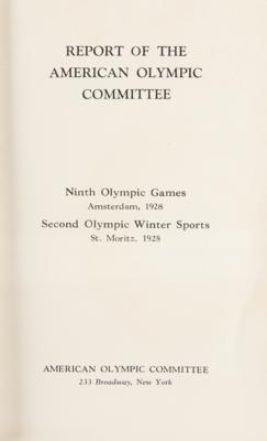 Lot #6212 Amsterdam 1928 Summer Olympics Official Report - Image 3