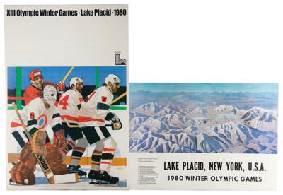 Lot #6331 Lake Placid 1980 Winter Olympics (2) Posters
