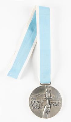 Lot #6121 Lake Placid 1980 Winter Olympics Silver Winner's Medal for Ice Hockey
