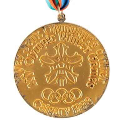 Lot #6137 Calgary 1988 Winter Olympics Gold Winner's Medal - Image 4