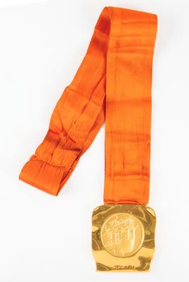 Lot #6128 Sarajevo 1984 Winter Olympics Gold Winner's Medal for Ice Hockey - Image 1