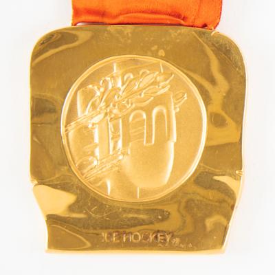 Lot #6128 Sarajevo 1984 Winter Olympics Gold Winner's Medal for Ice Hockey - Image 3